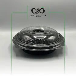 درب ظرف یکبار مصرف سالاد سزار پریما با جای سس کاپ