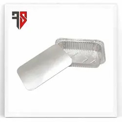 ظرف یکبار مصرف آلومینیومی تک پرس با درب کد 105