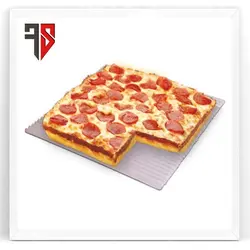 سینگل زیر پیتزا مربع سایز 18 (500عددی)