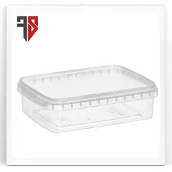 ظرف یکبار مصرف مایکروویوی 400 طب با درب