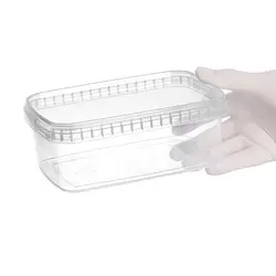 ظرف یکبار مصرف مایکروویوی 1000 طب با درب