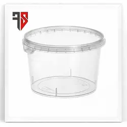 ظرف یکبار مصرف مایکروویوی 750 گرد طب با درب