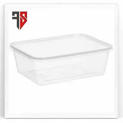 ظرف یکبار مصرف مایکروویوی 1500 طب با درب