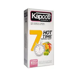 کاندوم خاردار و تاخیری کاپوت مدل 7 کاره گرم 7Hot Time