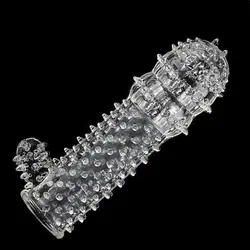 کاندوم ژله ای خاردار بی رنگ R-F درجه 2 (سیلیکونی و قابل شستشو)