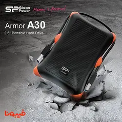 هارد اکسترنال سیلیکون پاور مدل Armor A30 ظرفیت 2 ترابایت - فروشگاه اینترنتی فیبونا