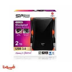 هارد اکسترنال سیلیکون پاور مدل Armor A30 ظرفیت 2 ترابایت - فروشگاه اینترنتی فیبونا