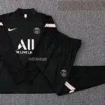 ست سویشرت شلوار مشکی +A اریجینال 2022 پاری سن ژرمن-نايكي