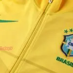 ست گرمكن شلوار زرد +A اریجینال 2022 برزیل-نايكي