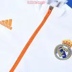ست گرمكن شلوار سفید مشکی +A اریجینال 2022 رئال مادرید-آديداس