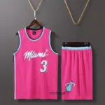 ست بسکتبال میامی هیت|دوین وید 3#صورتی,اصل سوپرسوزنی