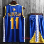 ست رکابی و شلوارك بسکتبال گلدن استیت|تامپسون 11#آبی,سوپرسوزنی