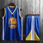 ست رکابی و شلوارك بسکتبال گلدن استیت|تامپسون 11#آبی,سوپرسوزنی