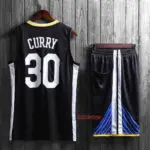 رکابی و شورت بسکتبال گلدن استیت|استفین کری 30#مشکی,سوپرسوزنی