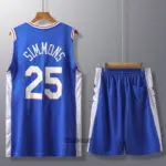 رکابی و شورت بسکتبال فیلادلفیا آبی | سیمونز 25 ,سوپرسوزنی