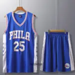 رکابی و شورت بسکتبال فیلادلفیا آبی | سیمونز 25 ,سوپرسوزنی
