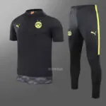 پولوشرت شلوار دورتموند مشکی +A اریجینال 2022-پوما