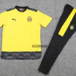 ست پولوشرت شلوار دورتموند زرد و مشکی +A اریجینال 2022-پوما
