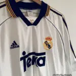 کیت اریجینال آ پلاس لباس سفید کلاسیک رئال مادرید 1999-2000-آديداس