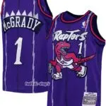 رکابی بسکتبال تورنتو رپترز کلاسیک| مک گریدی 1 ,NBA JERSEY اصل