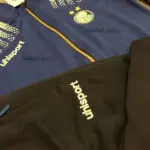 گرمکن شلوار حرفه ای گرید یک آبی مشکی استقلال 2020-uhlsport