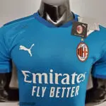 کیت سوم آبی ورژن بازیکن اریجینال آ پلاس آث میلان 2021-Puma
