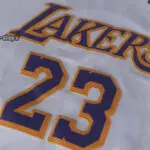رکابی بسکتبال سفید لس آنجلس لیکرز| لبران جیمز,آپلاس اصل Nike