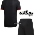 لباس و شورت دوم مشکی +A اریجینال آلمان (بچه گانه)2021-Adidas