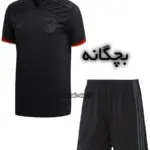 لباس و شورت دوم مشکی +A اریجینال آلمان (بچه گانه)2021-Adidas