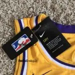 رکابی بسکتبال زرد لس آنجلس لیکرز 2020| لبران جیمز 6 ,NBA JERSEY اصل NIKE