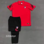 پولوشرت شلوار اتلتیکومادرید قرمزمشکی +A اریجینال 2021-Nike