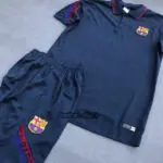 پولوشرت شلوار بارسلونا سرمه ای +A اریجینال 2021-Nike