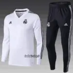 ست سویشرت شلوار سفید و مشکی رئال مادرید +A اریجینال-آديداس