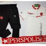 ‎پولوشرت شلوار سفید مشکی اریجینال 1399 پرسپولیس-اصل UhlSport