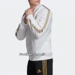 گرمكن شلوار سفیدمشكي +A اورجینال 2020 رئال مادرید-Adidas