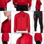 گرمكن شلوار قرمزمشكي +A اورجینال 2020 منچستريونايتد-Adidas