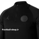 ست سویشرت شلوار حرفه اي مشكي اورجینال پاری سن ژرمن-جردن