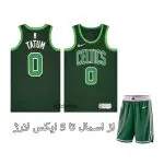 ست رکابی و شلوارک بسکتبال بوستون سلتیکس سبز اريجينال -جیسون تیتوم 0-نایکی