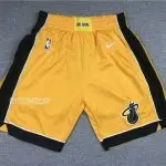 ست رکابی و شلوارک بسکتبال میامی هيت زرد-بولتر 22-نایکی