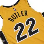 ست رکابی و شلوارک بسکتبال میامی هيت زرد-بولتر 22-نایکی