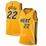 ست رکابی و شلوارک بسکتبال میامی هيت زرد-بولتر 22-نایکی