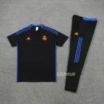ست پولوشرت شلوار رئال مادرید مشکی +A اریجینال 2022-آدیداس