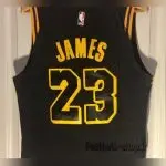 رکابی مشکی لس آنجلس لیکرز 2020| لبران جیمز 23 ,NBA JERSEY اصل NIKE