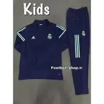 ‎سویشرت شلوارنیم زیپ سرمه ای(بچه گانه)رئال مادرید2020-Adidas