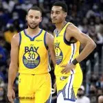 رکابی و شلوارک بسکتبال گلدن استیت زرد-استیفن کری 30-نایکی