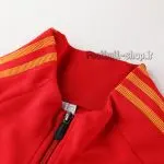 گرمكن شلوار قرمز سرمه ای اورجینال یورو 2021 اسپانیا-Adidas
