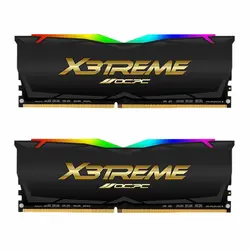 رم او سی پی سی X3 TREME RGB 32GB 16GBx2 4000MHz CL19 Black Label DDR4