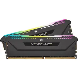 رم کورسیر VENGEANCE RGB PRO 16GB 8GBx2 3200MHz CL16 Black
