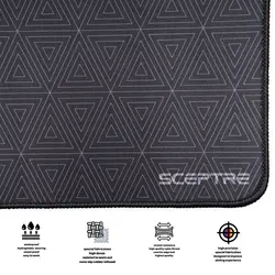 ماوس پد مخصوص بازی اسکپتر مدل OPAL TITANIUM