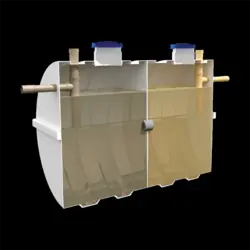 مادول تصفیه آب 2500 لیتری کناری تک لایه پلاستونیک | گرم لوکس